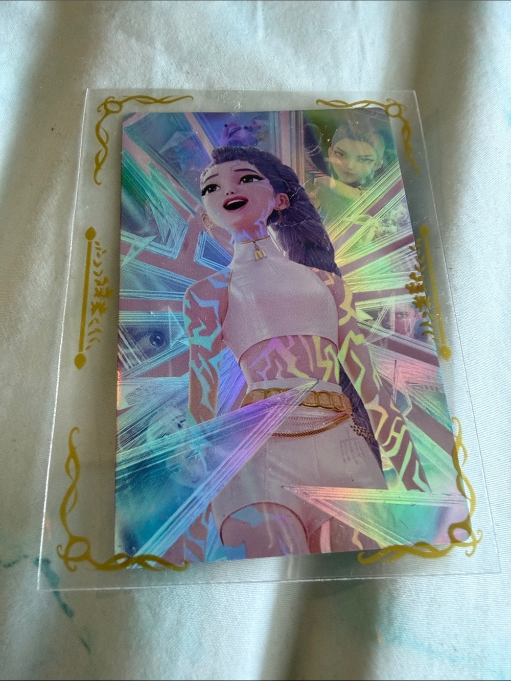 McDONALDS K-POP DEMON HUNTERS RARE RUMI CARD